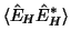 $\displaystyle \langle \hat E_H \hat E_H^\ast \rangle$