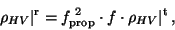 \begin{displaymath}\rho_{HV}\vert^{\rm r}= f_{\rm prop}^{\; 2}\cdot f\cdot \rho_{HV}\vert^{\rm t}\, ,
\end{displaymath}