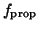 $f_{\rm prop}$